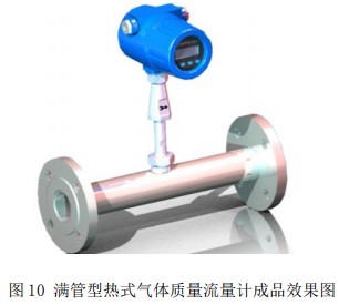 丙烯流量計管道式成品效果圖