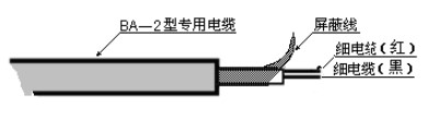 汙水池液位計電纜線說明圖