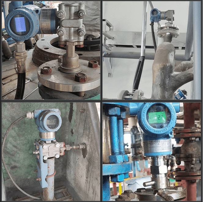 柴油壓力變送器現場安裝使用圖