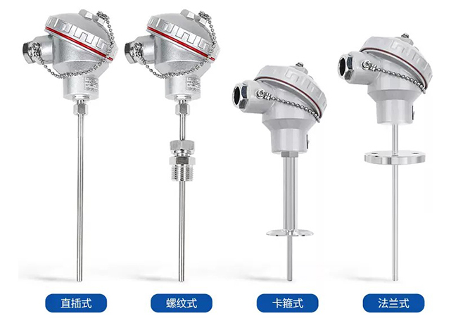 螺紋式熱電偶安裝方式分類圖