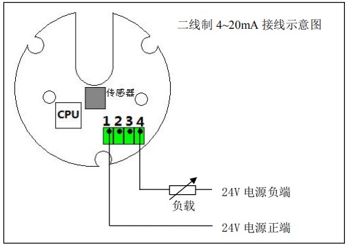 液體容積式流量計二線製接線圖